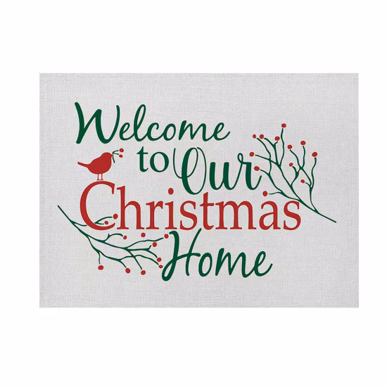 Yrf Custom Table Cloth Design Table Mat Placemat with Different Design and Size